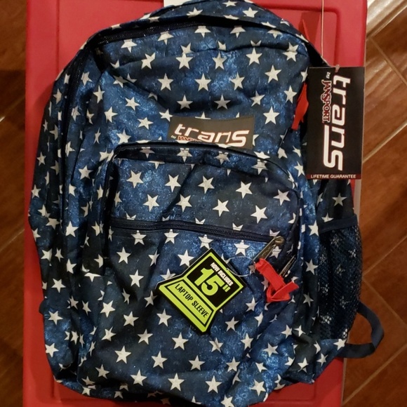 Jansport | Bags | Trans By Jansport Supermax Multi Stars Backpack | Poshmark